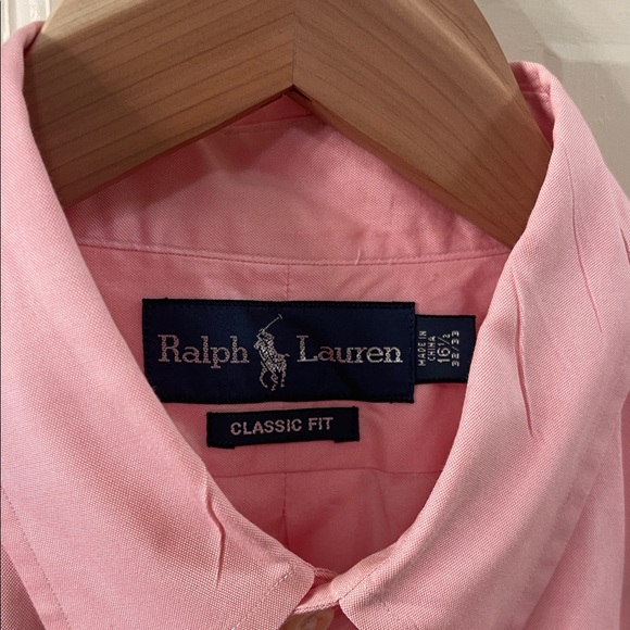 Ralph Lauren Light Pink Button-Down Dress Shirt - Picture 2 of 3
